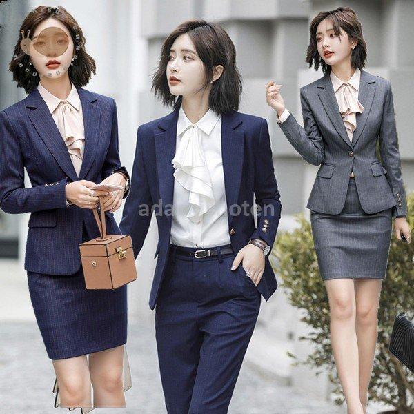 通販超高品質 スーツ レディース ストレッチ パンツスーツ ビジネススーツ スカートセット ３点セット 春夏秋冬 ビジネス 通勤 Ol 女性 オフィス カジュアル 通勤 仕事 会社 日本直売 Www Superavila Com