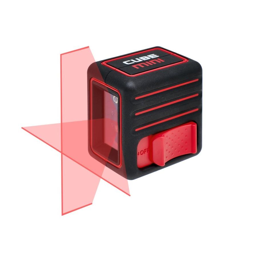 3％OFF レーザー墨出し器 キューブミニ1V1H 金属製固定用クリップ付き