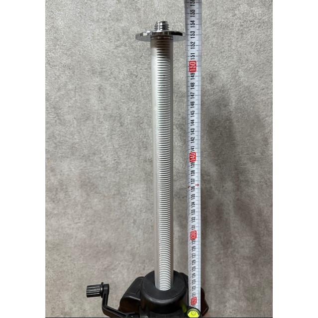 3％OFF エレベーター三脚 5/8インチネジアルミ金属製 墨出し器用 回転