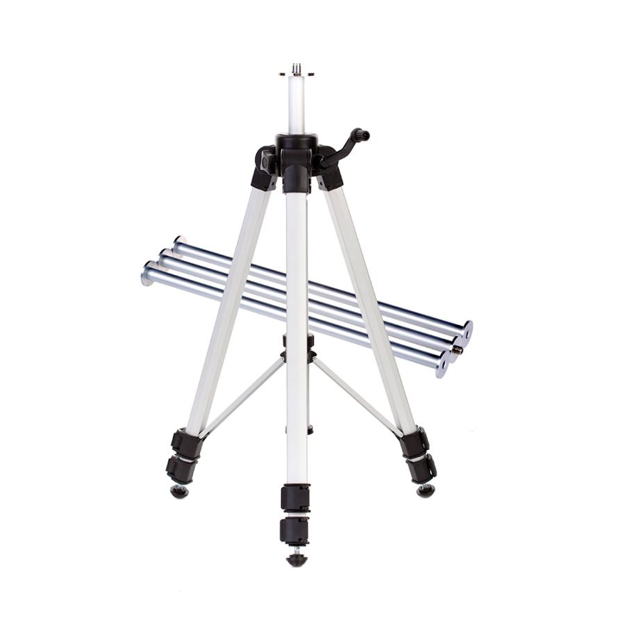☆エレベーター三脚 5/8インチネジ 1700ｍｍ アルミ金属製 接続用 墨出 3％OFF エレベーター三脚 5/8インチネジアルミ金属製 墨出し器用 回転