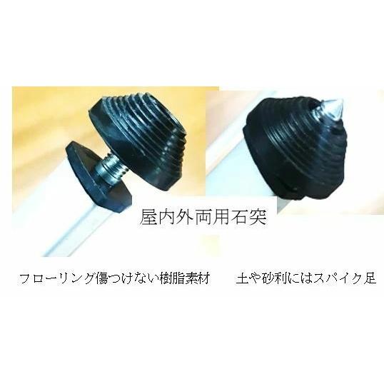 3％OFF ADALIFT 34 エレベーター三脚 5/8＆1/4インチネジ兼用 アルミ金属製 ジョイント式 墨出し器用 回転レーザー用 測量機器用 軽天作業用 3.4ｍ 屋内屋外両用_4