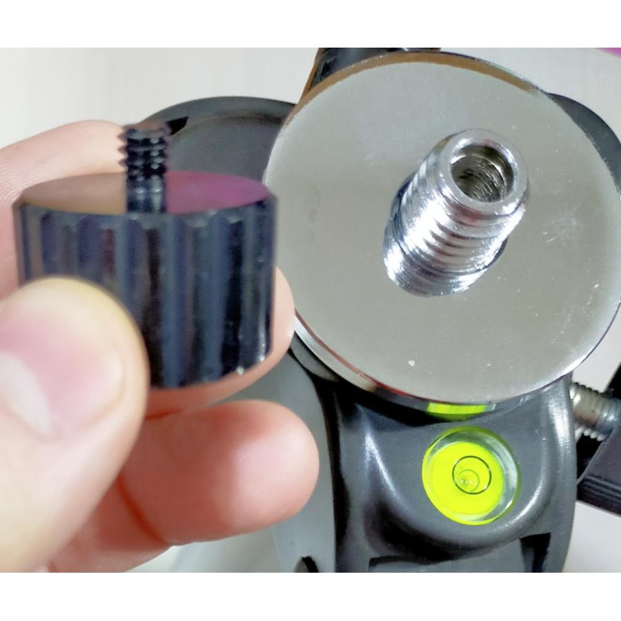 3％OFF ADALIFT 34 エレベーター三脚 5/8＆1/4インチネジ兼用 アルミ金属製 ジョイント式 墨出し器用 回転レーザー用 測量機器用 軽天作業用 3.4ｍ 屋内屋外両用_5