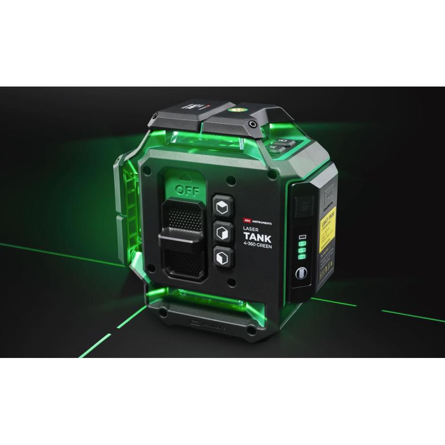 3％OFF グリーン レーザー墨出し器 TANK(タンク）フルライン4ー360G