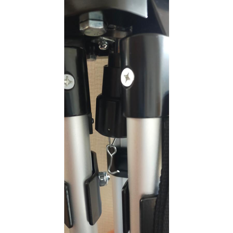 3％OFF 測量用三脚 蝶ネジ式 5/8インチネジ アルミ製 墨出器用 回転