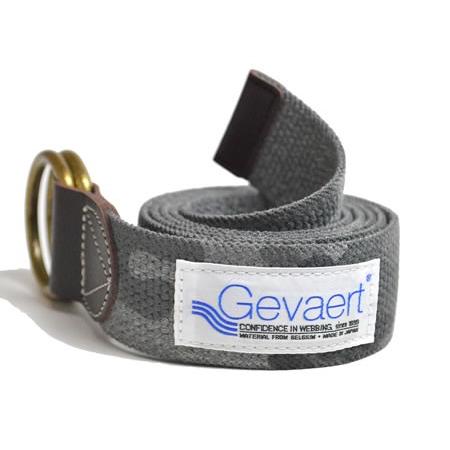 エイプ ガチャべルト 迷彩柄 グレー テキスタイルベルト 星型バックル