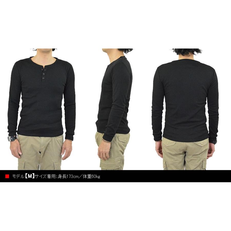 いおにゃん】 新品 AKM エイケイエム メンズ長袖ヘンリーTシャツ 楽天