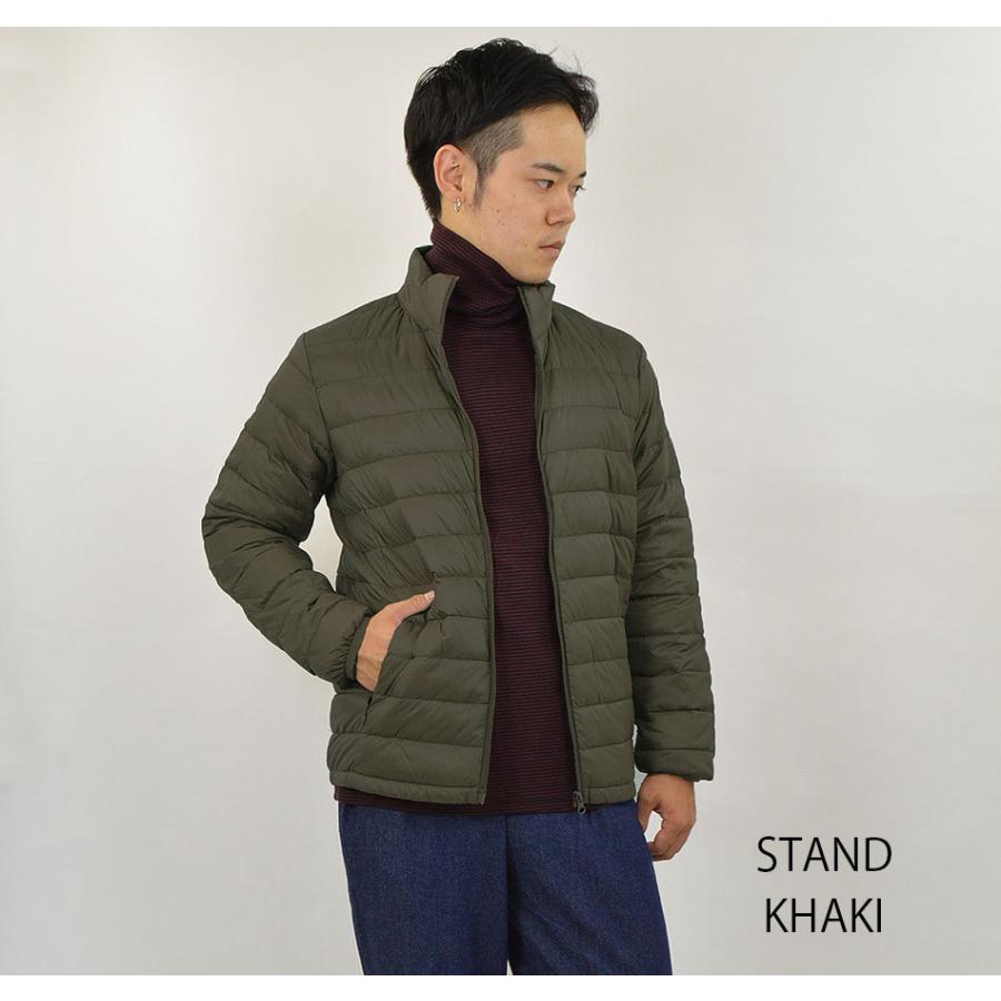 ダウンジャケット メンズ 大きいサイズ リアルダウン 軽量 薄手 スタンド ジャケット インナーダウン 防寒 ライトダウン Sale 74 Off