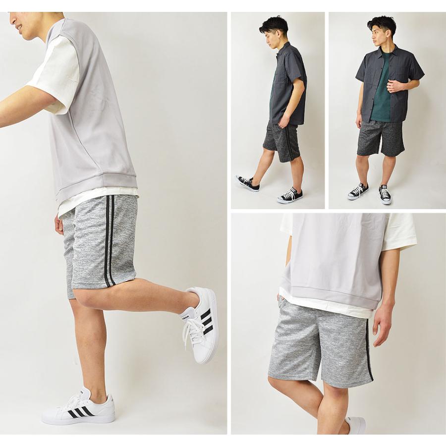 ジャージパンツ メンズ 選べる 7分丈パンツ ショートパンツ ライン