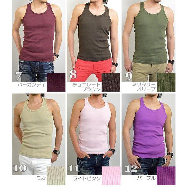 タンクトップ メンズ ノースリープ ベーシックタンクトップ