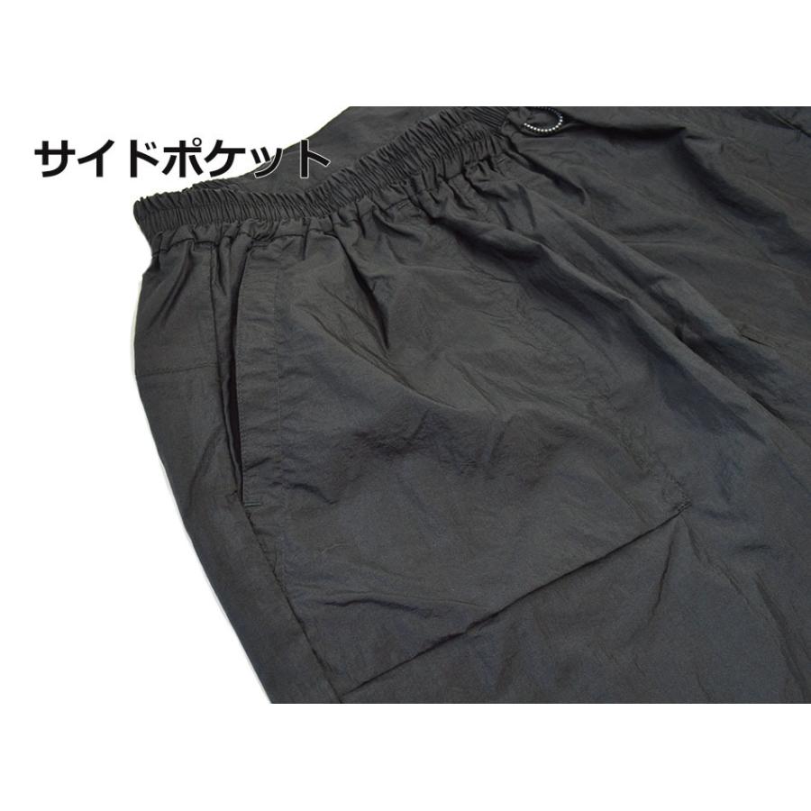 ふわっと軽い 撥水 ナイロン ショートパンツ メンズ ハーフパンツ 膝上