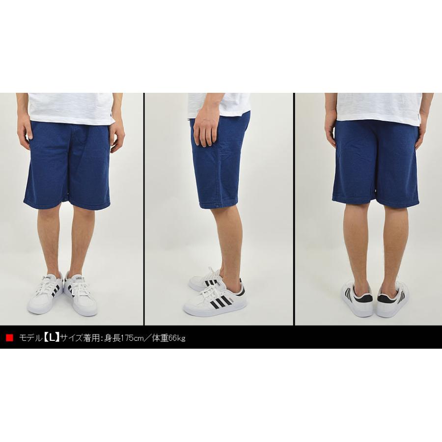 インディゴ染め ハーフパンツ メンズ 大きいサイズ 3L 4L展開 インディゴ染め ハーフパンツ メンズ 大きいサイズ 3L 4L展開