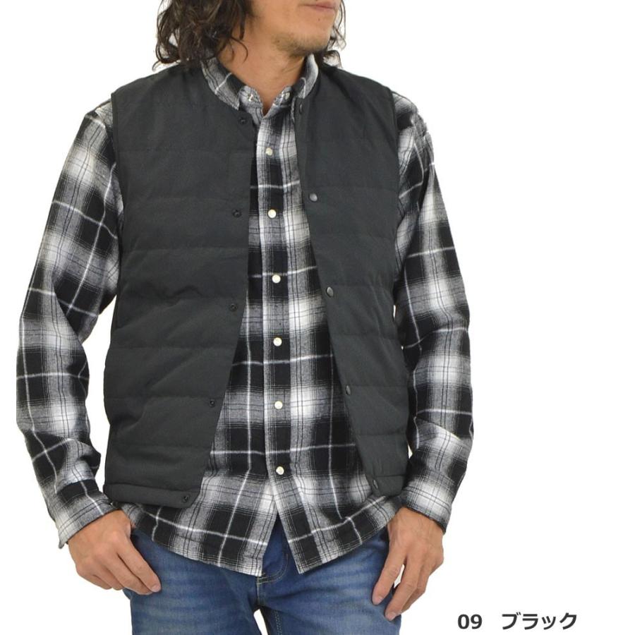 ダウンベスト メンズ インナーダウン ベスト 軽量 リアルダウン サイド裏シャギー 保温 防寒 暖かい ダウン ベスト インナー 暖か ライトダウンベスト 薄手 秋冬 Vt0608bg アダマス ヤフー店 通販 Yahoo ショッピング