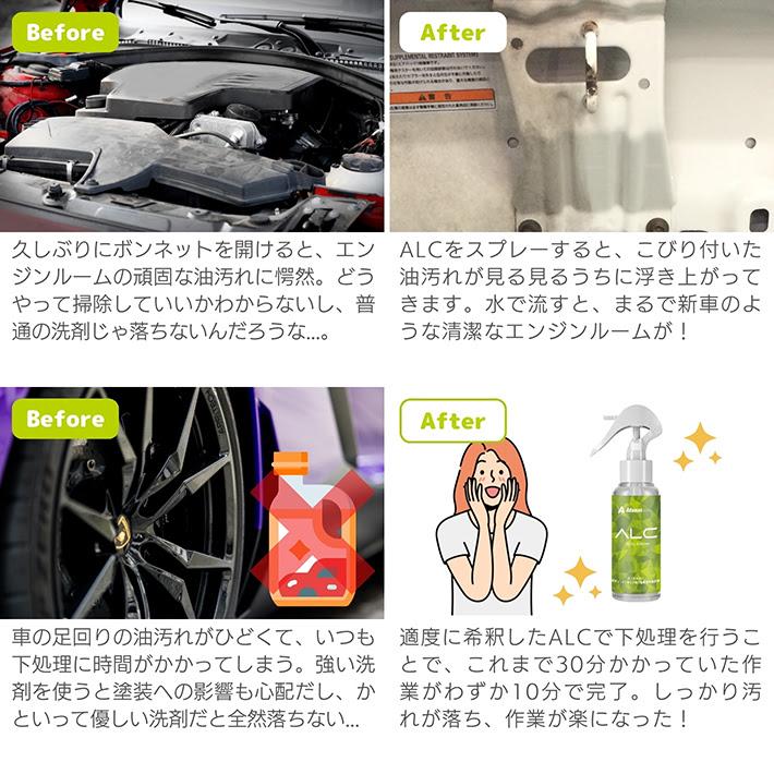 車 ヘッドライト 黄ばみ ホイール クリーナー ピッチ タール 虫取り 鳥の糞 洗車 皮脂汚れ 油性汚れ 洗浄 強力除去 ALC 高濃度アルカリクリーナー 100ml |  | 08
