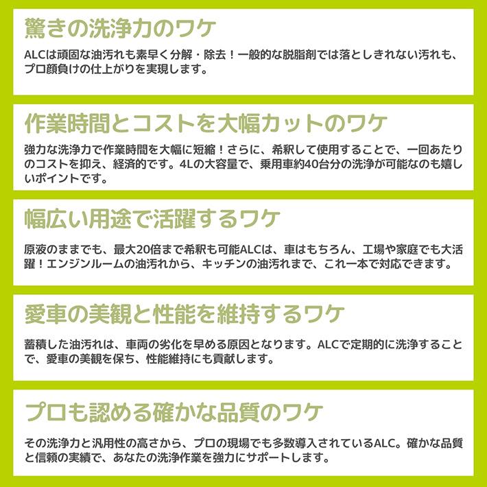 車 ヘッドライト 黄ばみ ホイール クリーナー ピッチ タール 虫取り 鳥の糞 洗車 皮脂汚れ 油性汚れ 洗浄 強力除去 ALC 高濃度アルカリクリーナー 100ml |  | 09