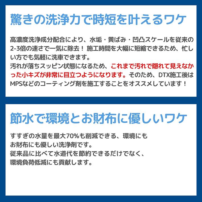 【洗車時のシャンプーを置き換えるだけ】DTX detox 30mlx3本セット |  | 08