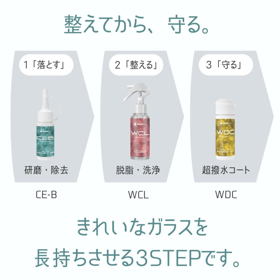 Adamas octa（アダマスオクタ） ガラス研磨剤 CE-B ceres balus 5倍