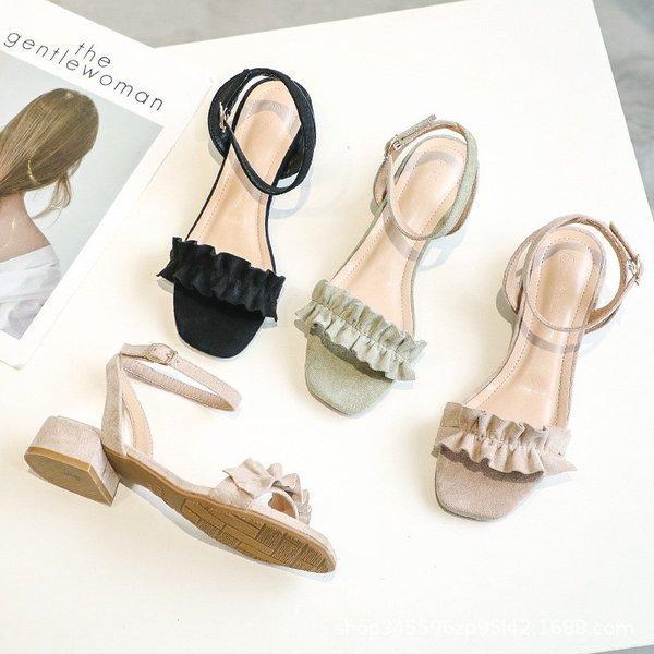 サンダル レディース 履きやすい 夏 サンダル ヒール ミュール フレアストレッチ シンプル 太いヒール 歩きやすい 大人 新作 01ygfds9yt レディースファッション Bimasindo Com