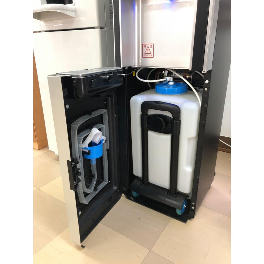Purest ピュレスト Lタイプ【タンク式】 ピュアホワイト ブラック ウォーターサーバー 本体 温水 冷水 スタンド スリム ラクラク設置の画像