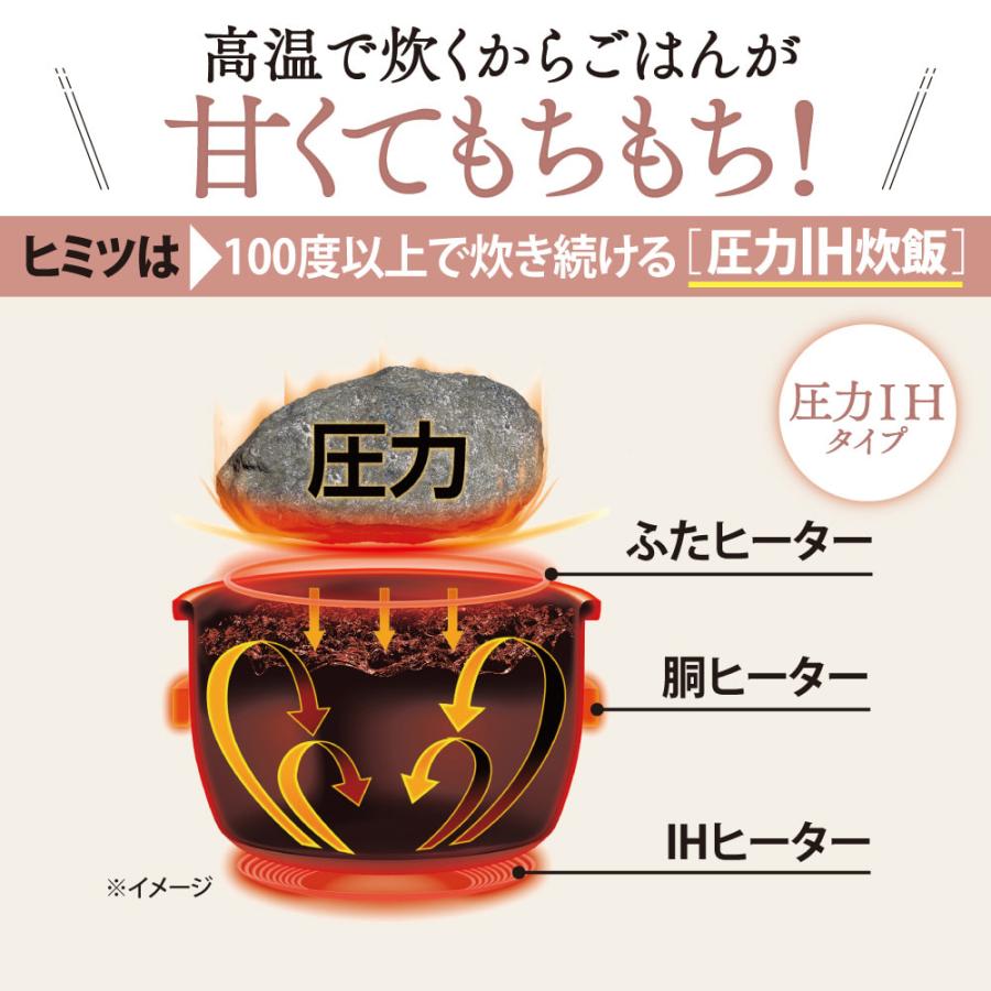 象印 圧力IH炊飯器 極め炊き ブラック NP-RT05 3合 NPRT05 炊飯ジャー
