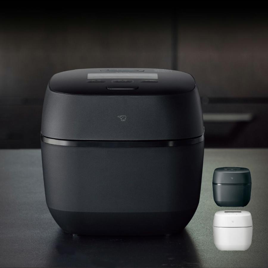 象印 圧力IH炊飯器 炎舞炊き ブラック ホワイト 5.5合炊 NX-AA10-BZ NX