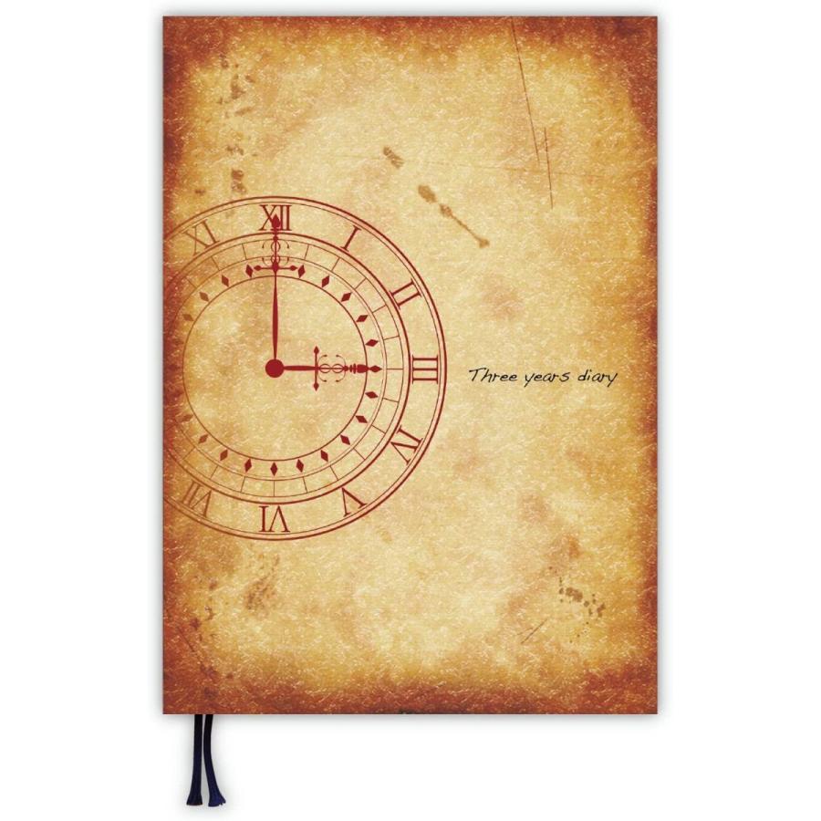 倉庫 しおり付き ３年日記 日記帳 B5 日記 時計柄 26cm 18cm ノートライフ日本製 ソフトカバー 日付け表示あり いつからでも始められる Materialworldblog Com