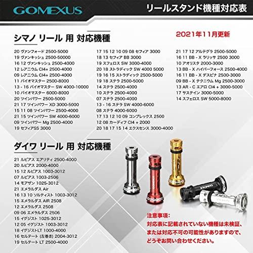 ゴメクサス R4 リールスタンド 48mm スピニングリール 保護用 ダイワ Daiwa シマノ Shimano ストラディック アルテグラ ヴァンキッシュ 対応 バラン｜add-shoping｜03