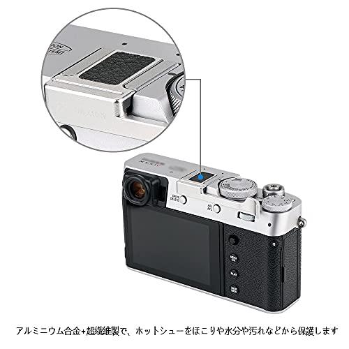 JJC 金属 サムグリップ サムレスト Fujifilm Fuji X100VI X100V X100F X-E4 X-E3 カメラ適用 装着簡単 カメラホールド感を高める 銀｜add-shoping｜05