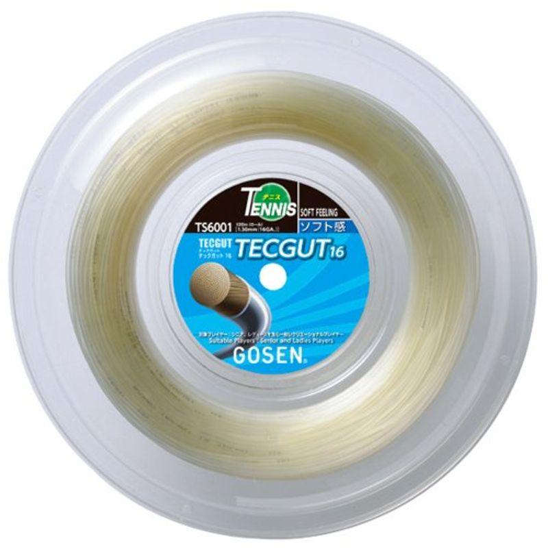 ゴーセン(Gosen) ガット TECGUT TECGUT 16 ロール ホワイト TS6001