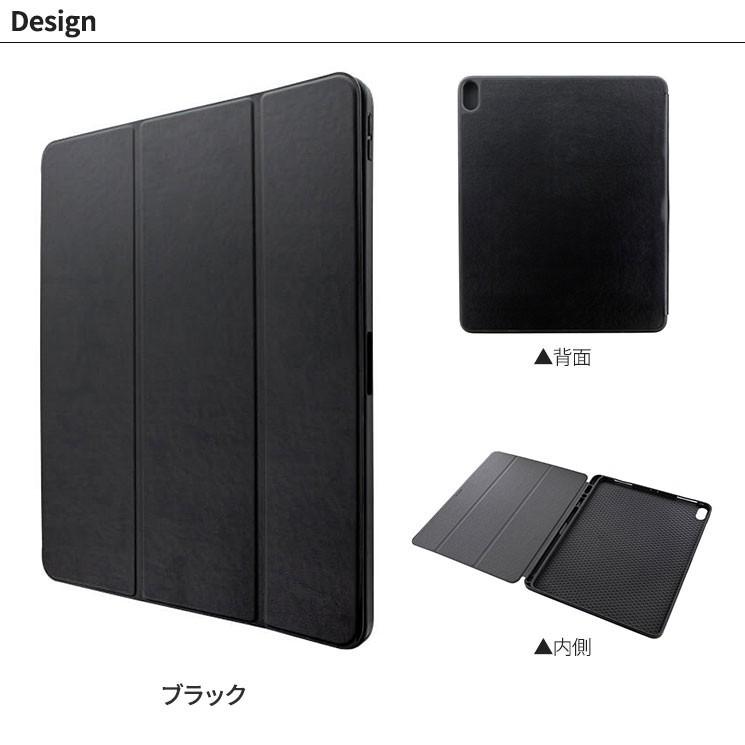 Ipad Pro 12 9インチ 18 手帳型ケース Applepencil収納可能 スタンド 角度調整 Pu シンプル スマート イラスト制作向 ブラック Lp Ippllpbk Lp Ippllpbk Add Five 通販 Yahoo ショッピング