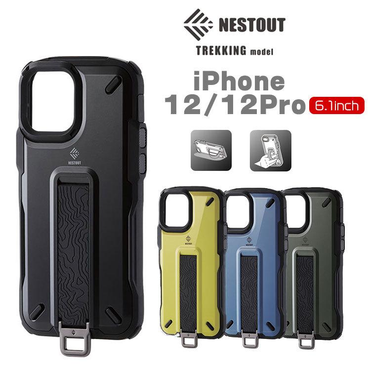 Iphone12 12 Pro ケース カバー Nestout フラップ 耐衝撃 ウェビングテープ 水 汚れ 登山 アウトドア キャンプ かっこいい エレコム Pm 0bnestt Pm 0bnestt Add Five 通販 Yahoo ショッピング