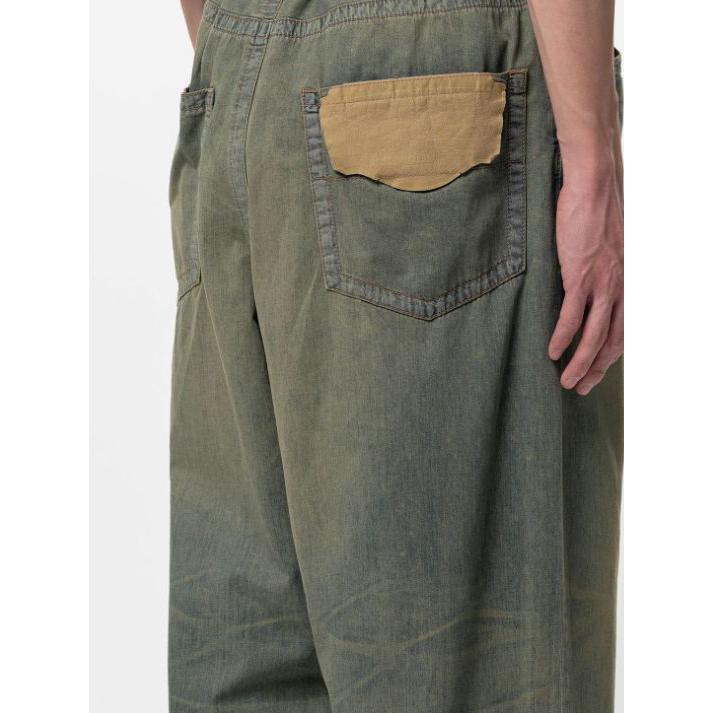 メゾン ミハラヤスヒロ / Maison MIHARA YASUHIRO ライトデニム ワイドパンツ - Light Denim Wide Pants - LIGHT BLUEの画像
