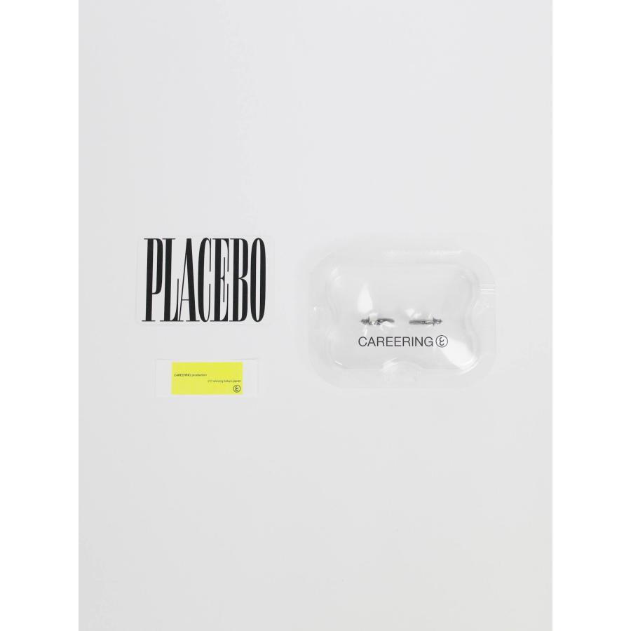キャリアリング / CAREERING 【両耳用】プラシーボピアス PLACEBO 501(BK)  シルバー925 / 18Kポストの画像