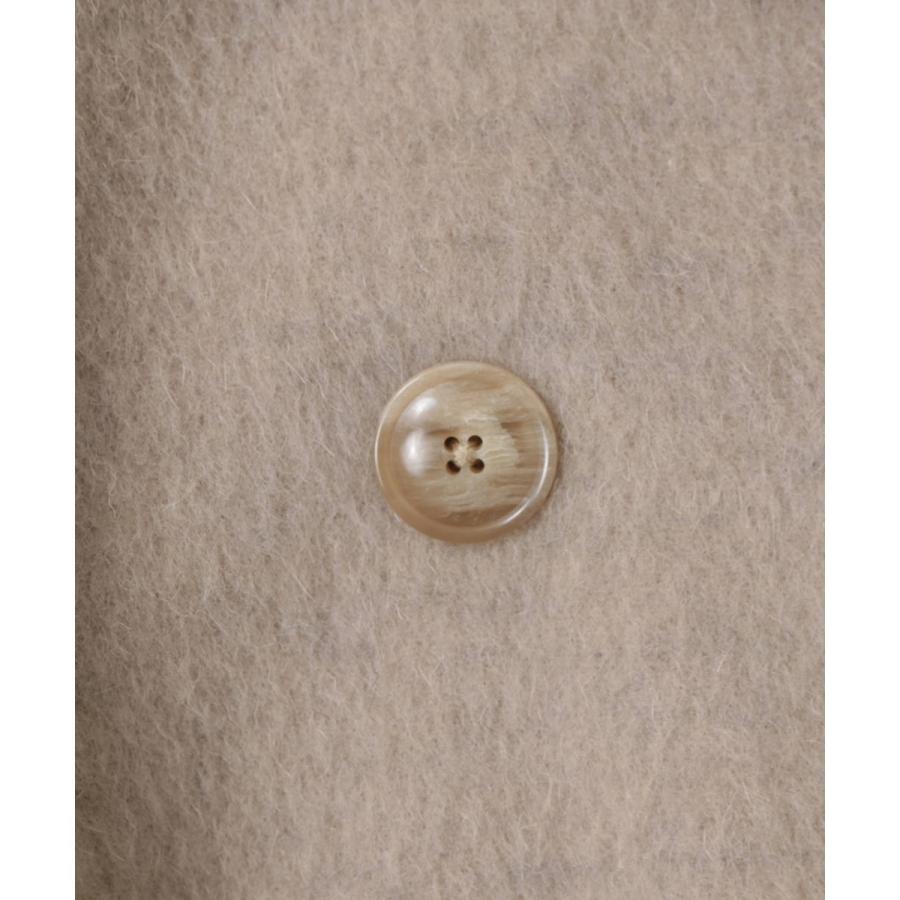 値下げ対応可能【CLANE・新品未使用】25AW/ウールロングコート CLANE - ダブルウール ロングコート - DOUBLE WOOL LONG COAT - IVORY