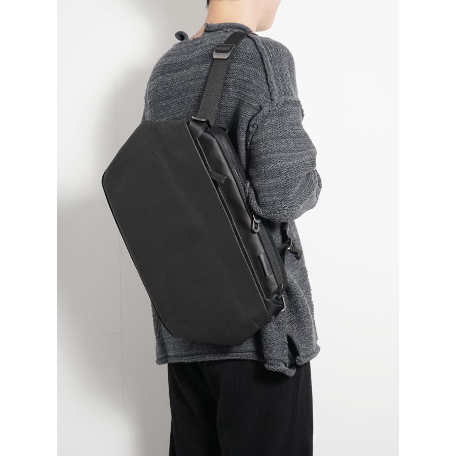 コートエシエル / cote&ciel RISS - Coated Canvas Black 13 NEW - メッセンジャー / ボディ バッグの画像