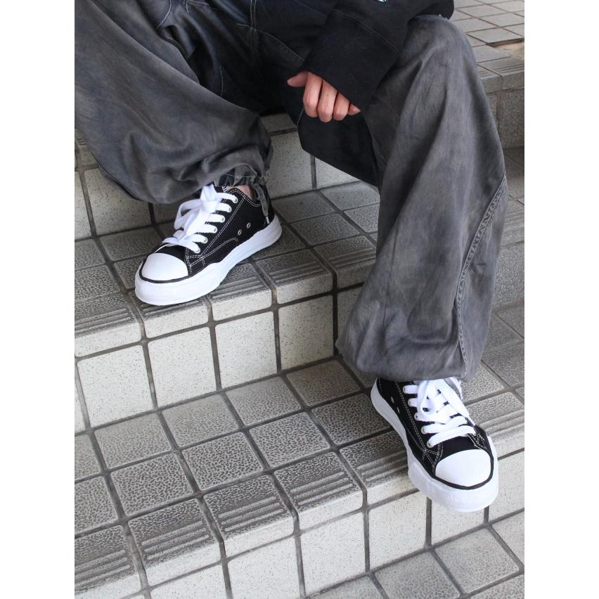 メゾン ミハラヤスヒロ / Maison MIHARA YASUHIRO 【岩田剛典 着用】 オリジナルソールスニーカー - PETERSON / ピーターソン -  A01FW702 - BLACKの画像