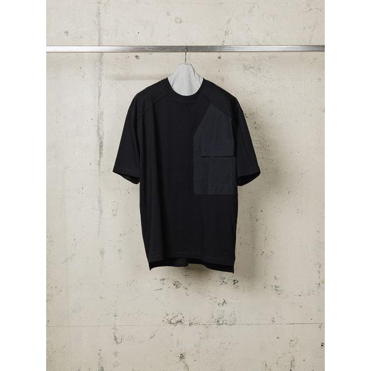 ザ ヴィリディアン / The Viridi-anne 天竺 ポケット - Tcotton jersey pocket t-shirt - BLACK｜addict-online｜08