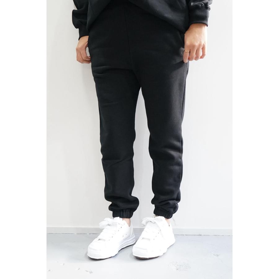 CLANE（クラネ） スウェットパンツ - C SWEAT PANTS - BLACK : ADDICT