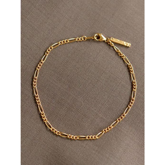 TEN. テン / TEN. フィガロチェーンブレスレット GD ゴールド シンプル