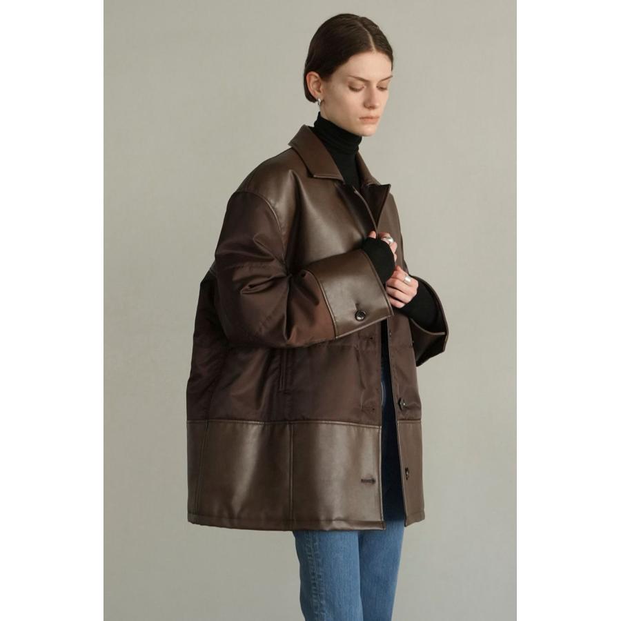 ジャケット・アウター CLANE LEATHER SWITCHING OVER JACKET 楽天市場】クラネ CLANE レザー スウィッチング オーバー ジャケット