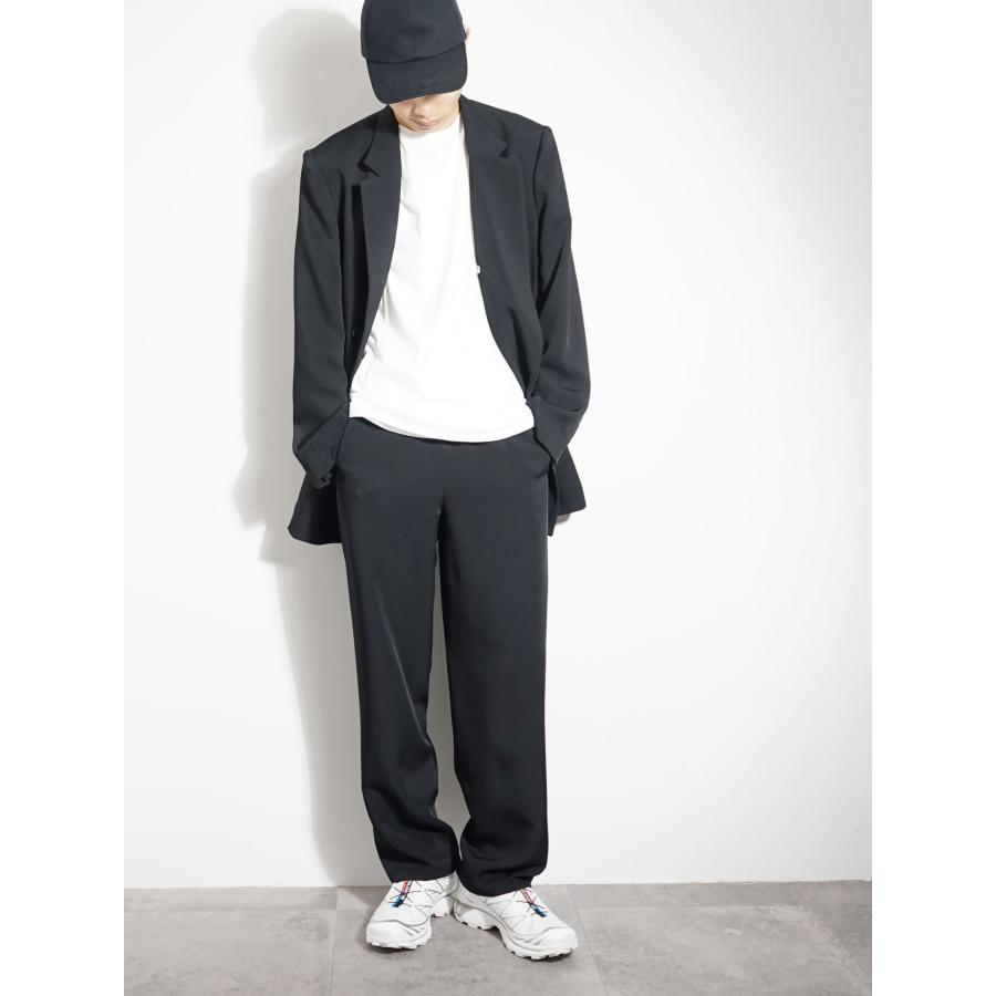 オーバーコート / OVERCOAT ダブル テーラードジャケット - classic rayon tricotine double breasted jacket in blackの画像