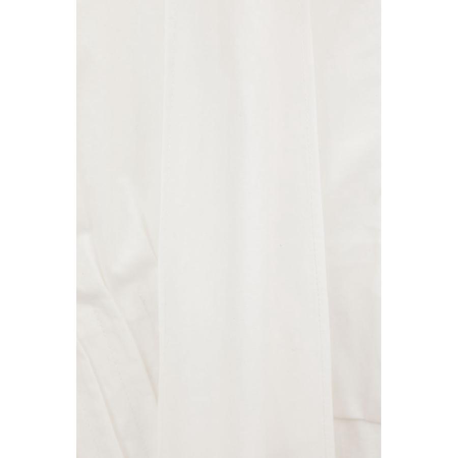 CLANE（クラネ） リボンジップシャツ - RIBBON ZIP SHIRTS - WHITE