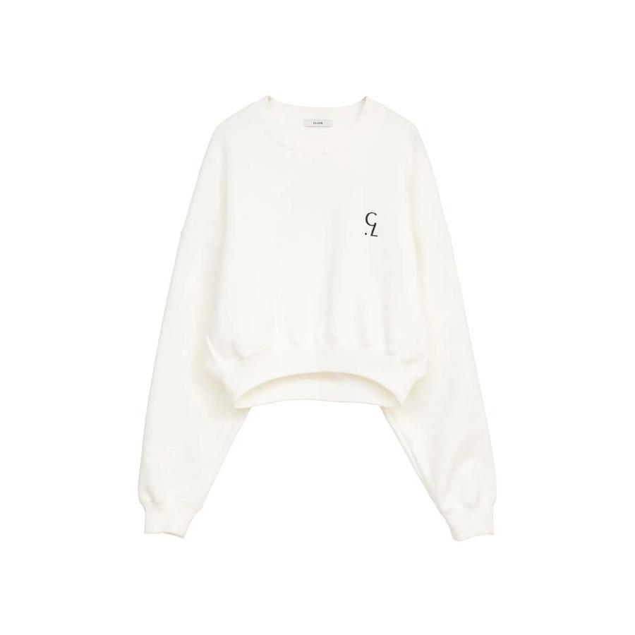 CLANE（クラネ） 【3色展開】 ロゴスウェットトップス - LOGO SHORT