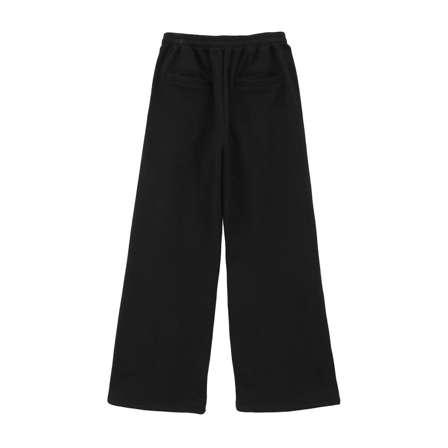CLANE（クラネ） 【3色展開】 ロゴスウェットワイドパンツ - LOGO