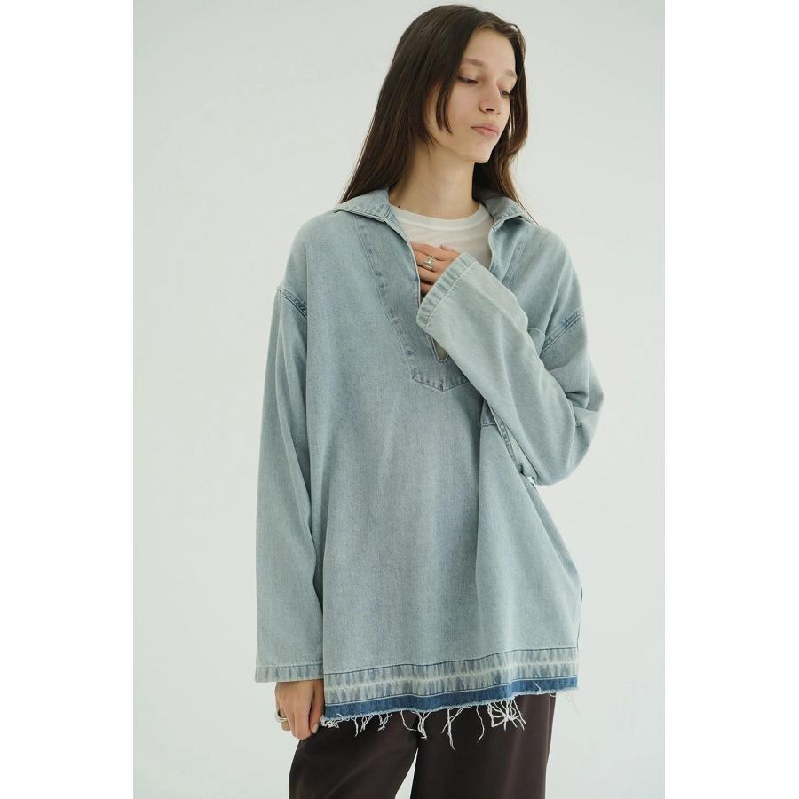 CLANE（クラネ） ライトオンス デニムシャツ - DENIM OVER SKIPPER