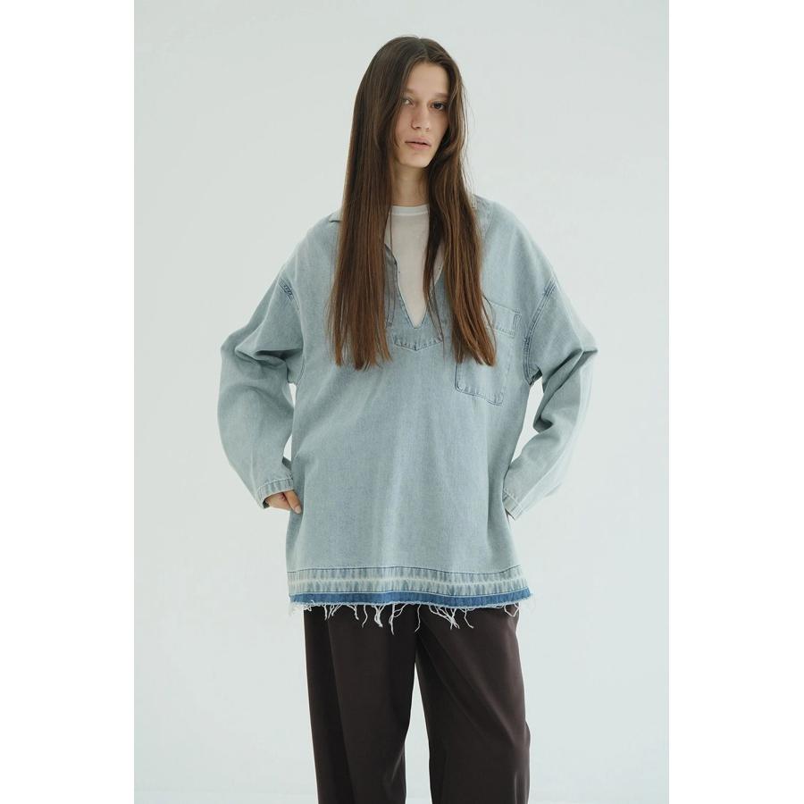 CLANE（クラネ） ライトオンス デニムシャツ - DENIM OVER SKIPPER