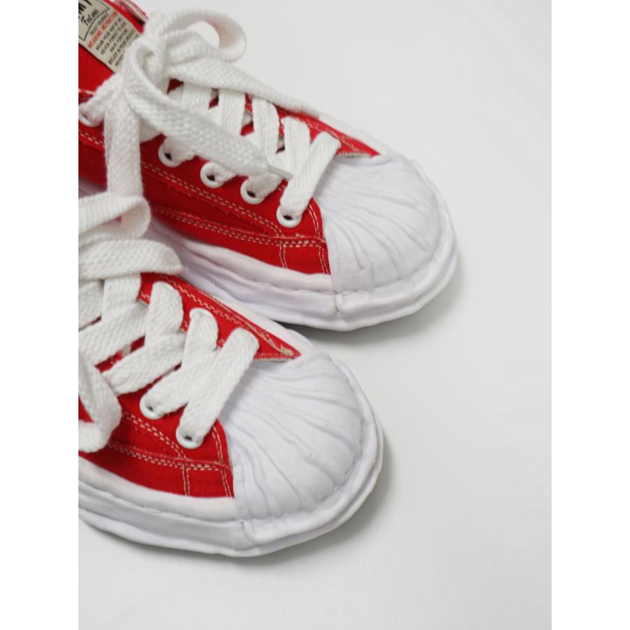 メゾン ミハラヤスヒロ / Maison MIHARA YASUHIRO オリジナルソールスニーカー "BLAKEY / ブレイキー" RED -  OG Sole Canvas Low-top Sneaker -  A08FW735の画像