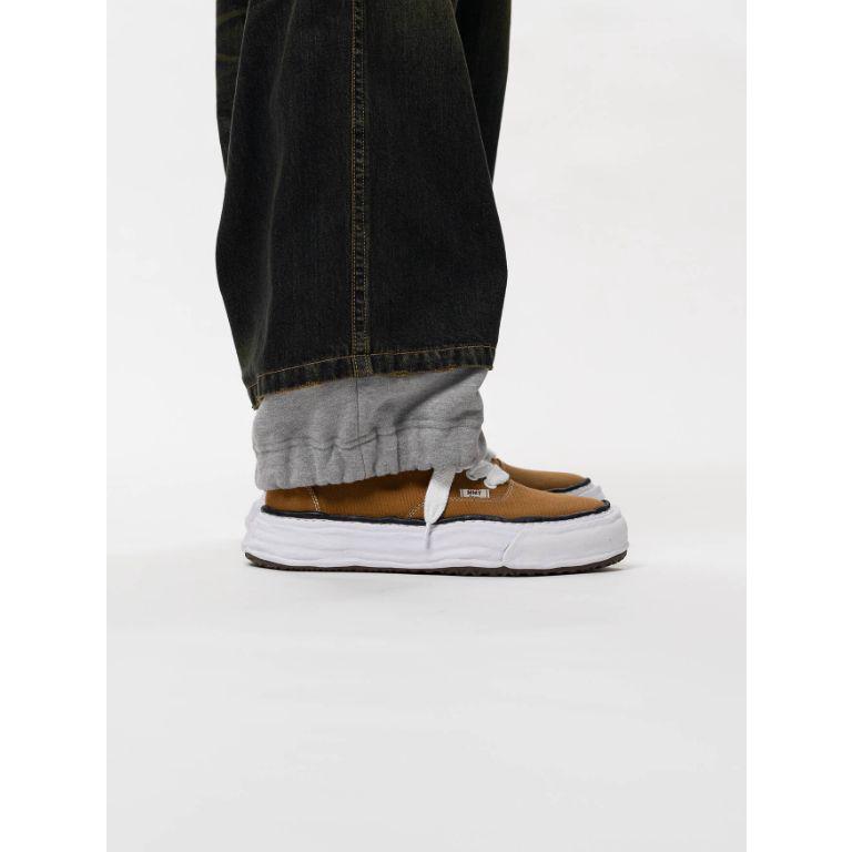 メゾン ミハラヤスヒロ / Maison MIHARA YASUHIRO スウェットパンツ コンバインドデニムパンツ - Sweat Pants Combined Denim Pants (INDIGO)の画像