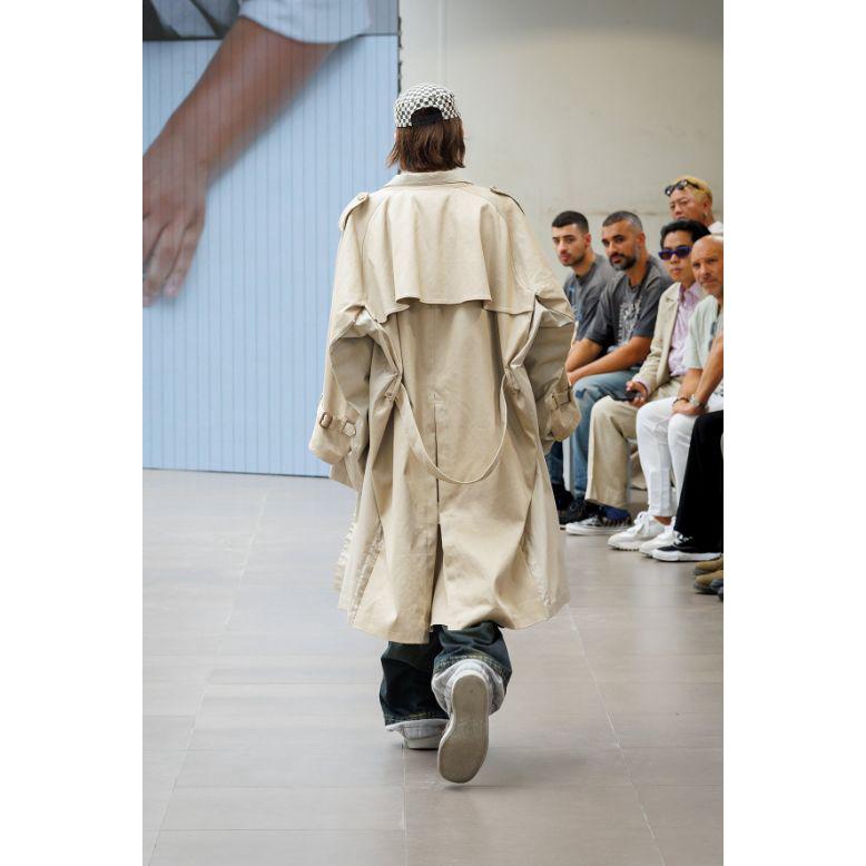 メゾン ミハラヤスヒロ / Maison MIHARA YASUHIRO スウェットパンツ コンバインドデニムパンツ - Sweat Pants Combined Denim Pants (INDIGO)の画像