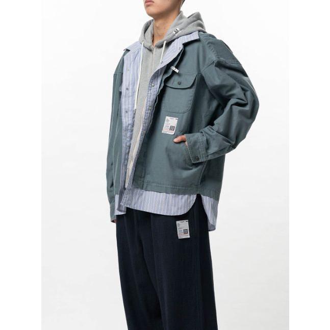 メゾンミハラヤスヒロ⭐️完売品　トリプルレイヤードジャケット Maison MIHARA YASUHIRO - 【25AW】ドッキング トリプル レイヤード