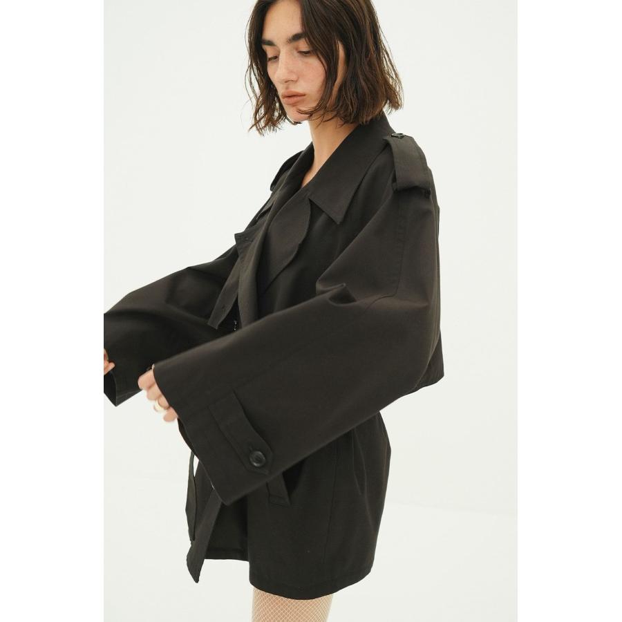 CLANE（クラネ） オーバー ショートトレンチコート - OVER SHORT